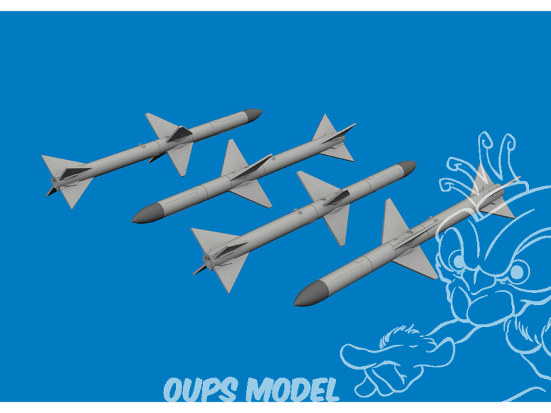 Eduard kit d'amelioration brassin Print 672450 AIM-7M 1/72