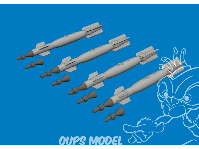 Eduard kit d'amelioration brassin Print 672451 GBU-12 1/72