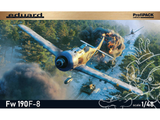 EDUARD maquette avion 82139 Focke Wulf Fw 190F-8 ProfiPack Edition Réédition 1/48