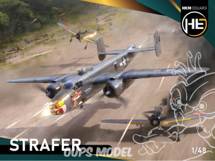 EDUARD HKM maquette avion 548001 Strafer - B-25J Mitchell Gunship Edition Limitée 1/48