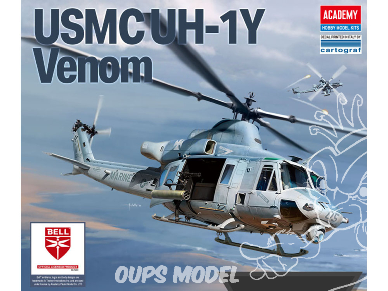 Academy maquette Helicoptére 12138 USMC UH-1Y Venom 1/35