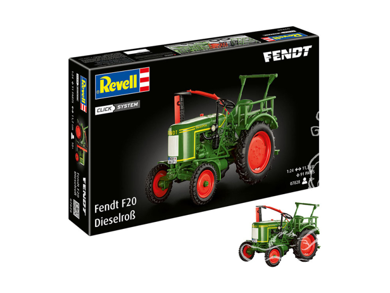 Revell maquette 07828 Fendt F20 Dieselroß easy-click-system 1/24