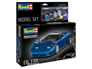Revell maquette 67353 Model Set Bugatti EB110 avec peinture et accessoires de base 1/24