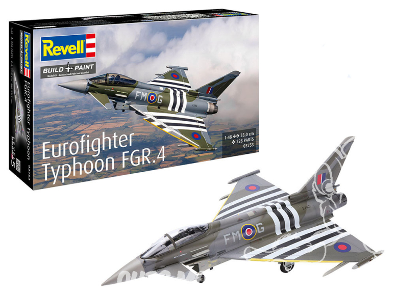 Revell maquette avion 03753 Eurofighter Typhoon FGR.4 1/48