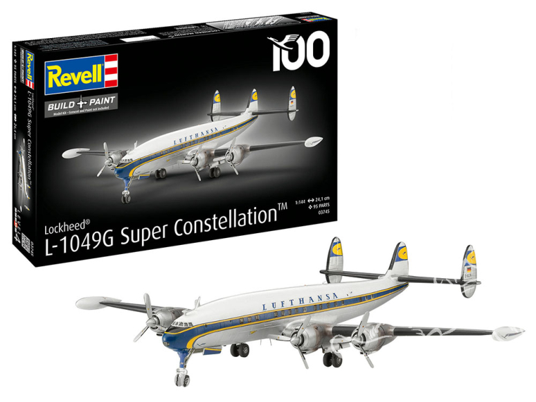 Revell maquette avion 03745 Lockheed L-1049G Super Constellation Lufthansa 1/144