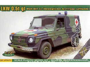 Ace Maquettes Militaire 72473 LKW 0.5t GL Wolf BAT LL 1/72