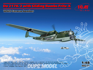 Icm maquette avion 48275 Do 217K-2 avec des bombes planantes Fritz-X 1/48