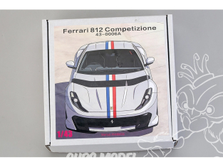 Alpha Model maquette voiture AM43-0006A Ferrari 812 competizione A 1/43