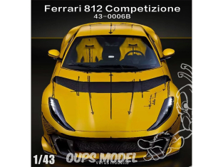 Alpha Model maquette voiture AM43-0006B Ferrari 812 competizione A 1/43