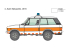 Italeri maquette voiture 93661 RANGE ROVER POLICE Britanique 1/24
