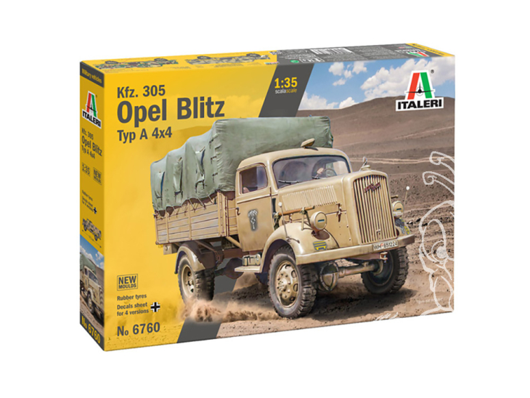 Italeri maquette 6760 Kfz.305 Opel Blitz Typ A 4x4 1/35