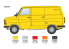 Italeri maquette voiture 3975 FORD TRANSIT ITALERI 1/24