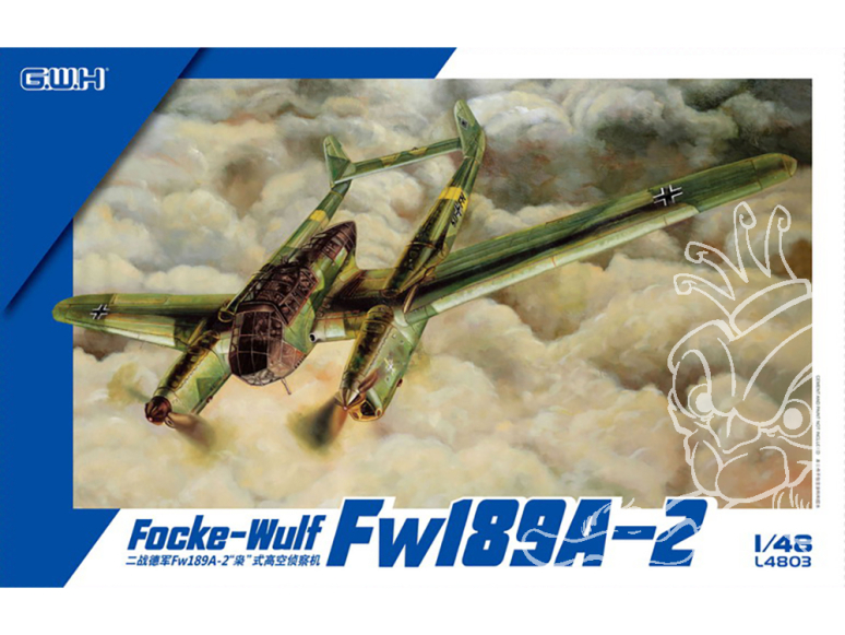 Great Wal Hobby maquette avion L4803 FOCKE WULF FW-189 A2 1.48