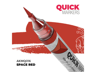Ak Interactive AKMQ016 Quick Markers Space Red