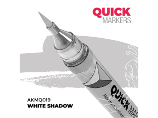 Ak Interactive AKMQ019 Quick Markers White Shadow