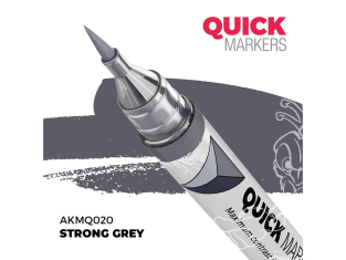 Ak Interactive AKMQ020 Quick Markers Strong Grey