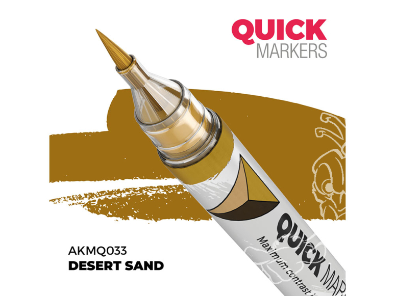 Ak Interactive AKMQ033 Quick Markers Desert Sand