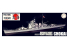 Fujimi maquette bateau 451756 Chokai Croiseur lourd de la Marine Impériale Japonaise Full Hull 1/700