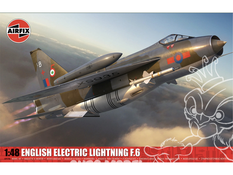 Arfix maquette avion 09178 English Electric Lightning F.2A/F.6 1/48