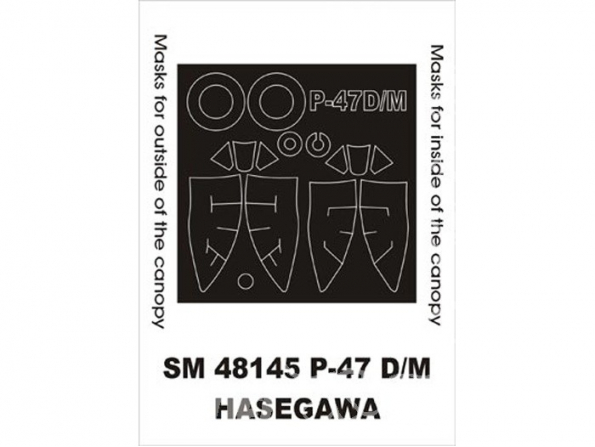 Montex Mini Mask SM48145 P-47D/M Hasegawa 1/48