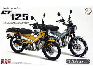 Fujimi maquette moto 142142 Honda CT125 Hunter Club Old rat gray / Custom Color Ver. 1/12