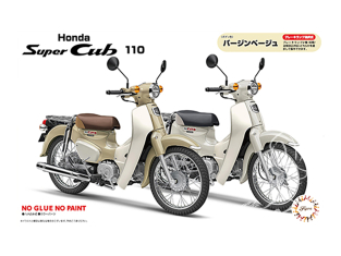 Fujimi maquette moto 141985 Honda Super Cub 110 (Virgin Beige) 1/12