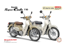 Fujimi maquette moto 141985 Honda Super Cub 110 (Virgin Beige) 1/12