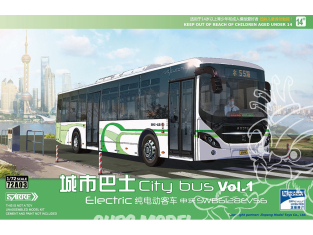Sabre maquette militaire 72A03 Bus urbain Vol.1 Électrique 1/72