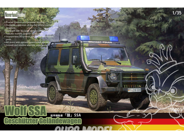 NeverlandHobby maquette militaire 55001 Wolf SSA 1/35