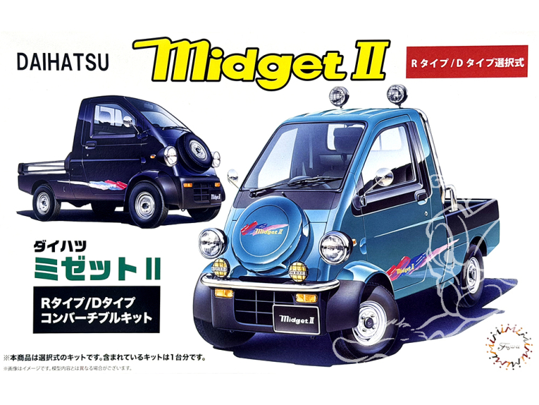 Fujimi maquette voiture 47324 Daihatsu Midget II Type D / Type R 1/24