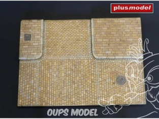 Plus Model 619 Socle d'exposition Intersection de rues pavées 1/35
