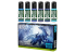 Green Stuff 506150 Artist Colours Set Peinture Bleus