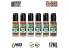 Green Stuff 506167 Artist Colours Set Peinture Chair
