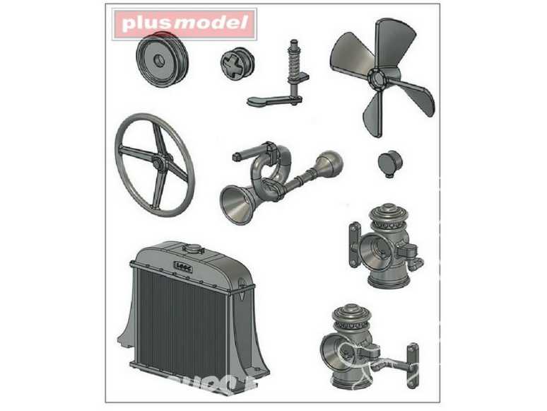 Plus Model 615 DP3077 Upgrade set pour Lorry B 1/35
