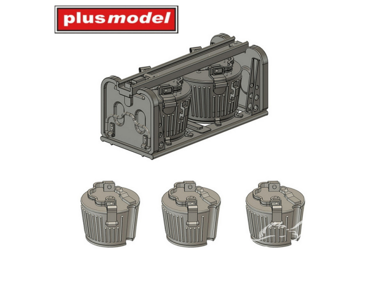 Plus Model Diorama DP3080 Chargeur de munitions pour MG 34 1/35