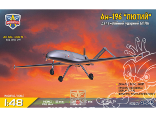 MODELSVIT maquette avion 4825 An-196 Liutyi deep-strike UAV 1/48