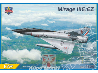 MODELSVIT maquette avion 72081 Mirage IIIE/EZ chasseur-bombardier 1/72