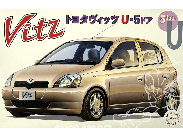 Fujimi maquette voiture 47386 Toyota Vitz U-Type 5 portes 1/24