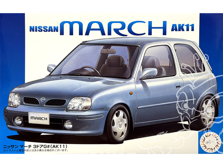 Fujimi maquette voiture 46617 Nissan March / Micra AK11 1/24