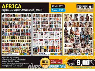 ETA diorama 809 AFRIQUE Magazines 1/35