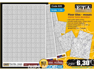 ETA diorama 820 Carrelage de sol en mosaïque 1/35