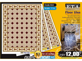 ETA diorama 834 Carrelage de sol 1/16