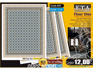 ETA diorama 829 Carrelage de sol 1/16