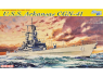 DRAGON maquette bateau 7124 USS Arkansas CGN-41 1/700