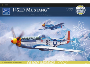 Arma Hobby maquette avion 70070 P-51D Mustang™ 1/72