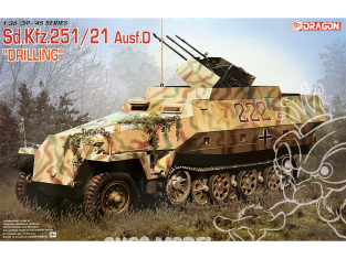 DRAGON maquette militaire 6862 Sd.Kfz.251/21 Ausf.D "Drilling" 1/35