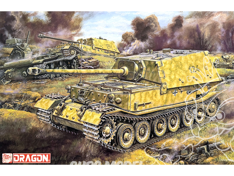 DRAGON maquette militaire 6726 Sd.Kfz.184 Ferdinand Kursk 1943 1/35