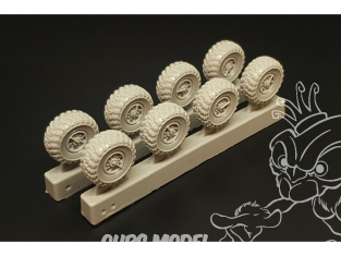 Hauler HLH72148 Roues pour 9K714 OKA (SS-23 Spider) Hobby Boss 1/72