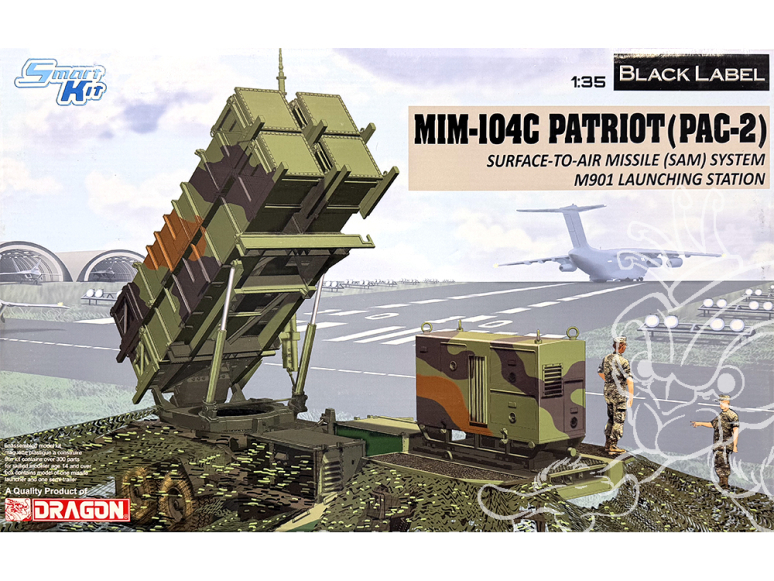 DRAGON maquette militaire 3604 MIM-104C Patriot (PAC-2) 1/35