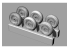 Brengun kit amelioration avion BRL32054 Jeu de roues Spitfire à 5 rayons 3 types de pneus 1/32